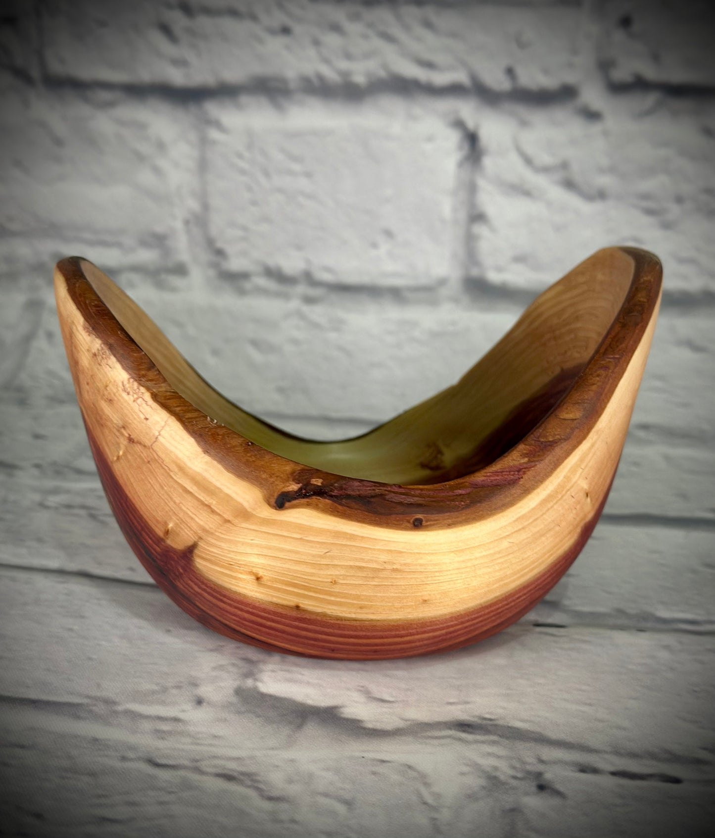 Dramatic Eastern Red Cedar Winged Bowl