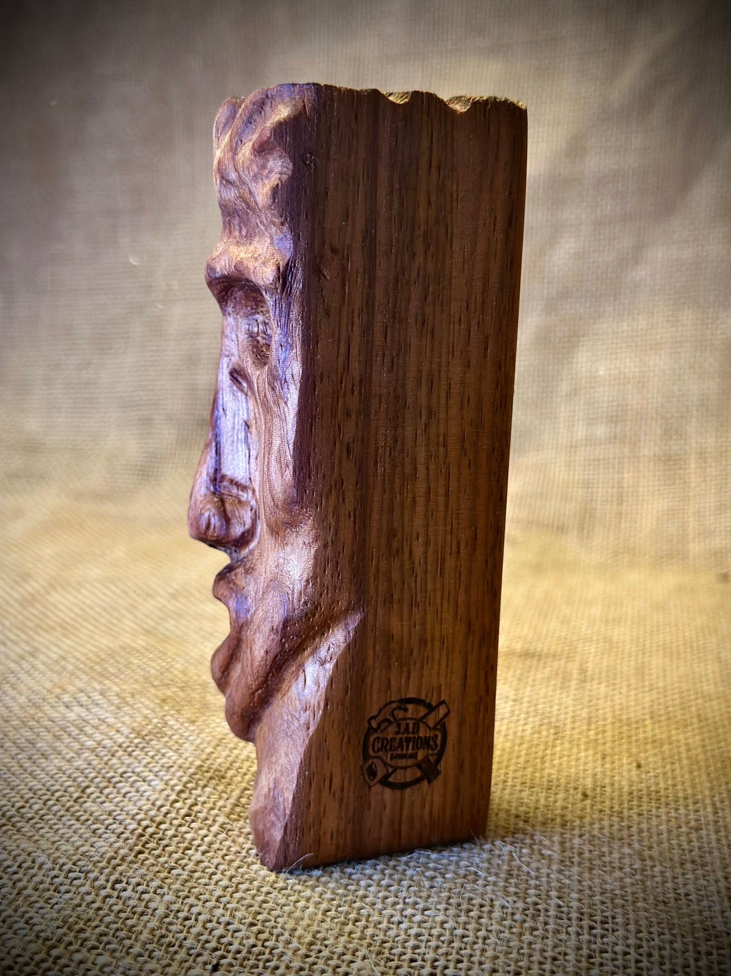 'Joyful George' Australian Red Cedar Bust