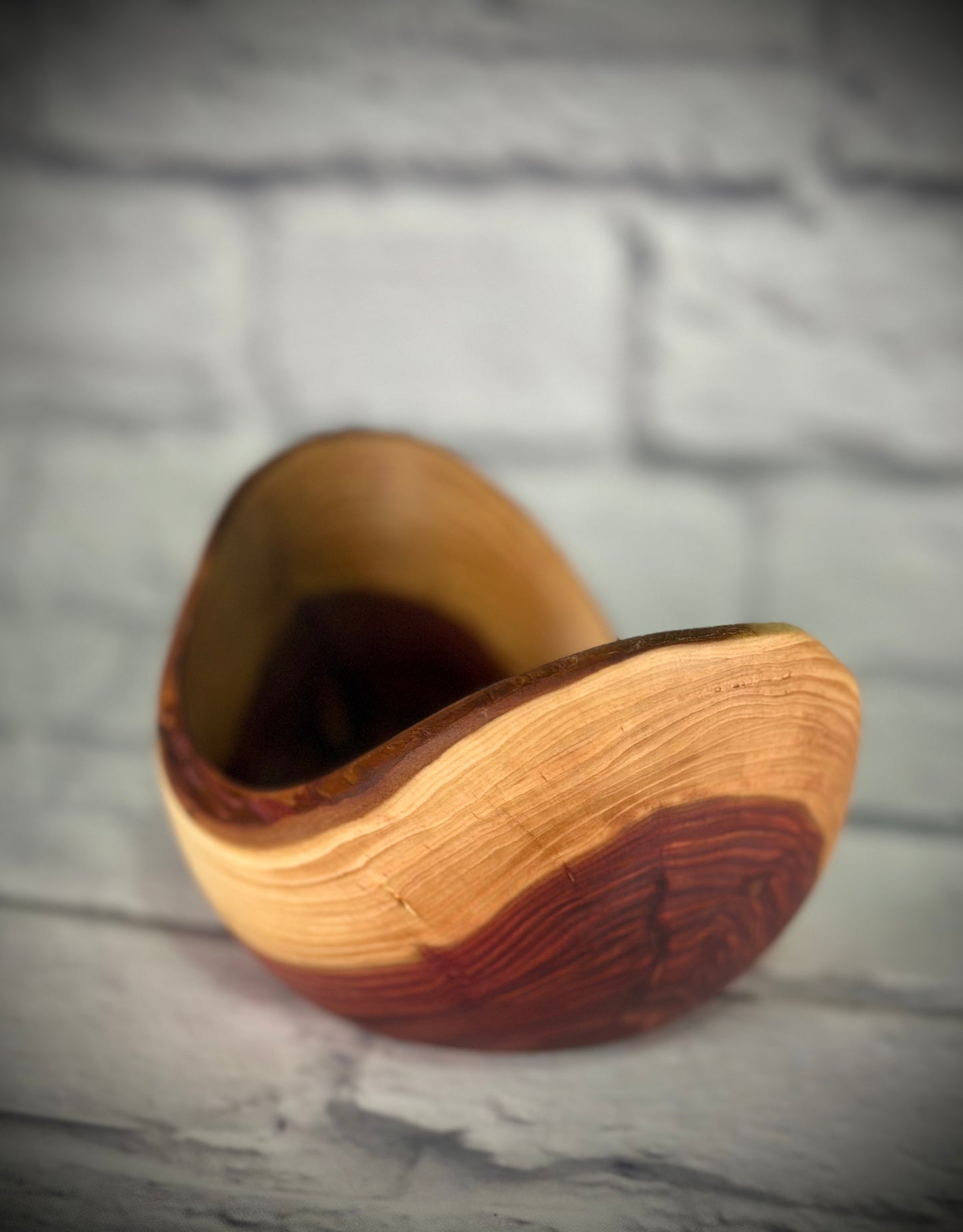 Dramatic Eastern Red Cedar Winged Bowl