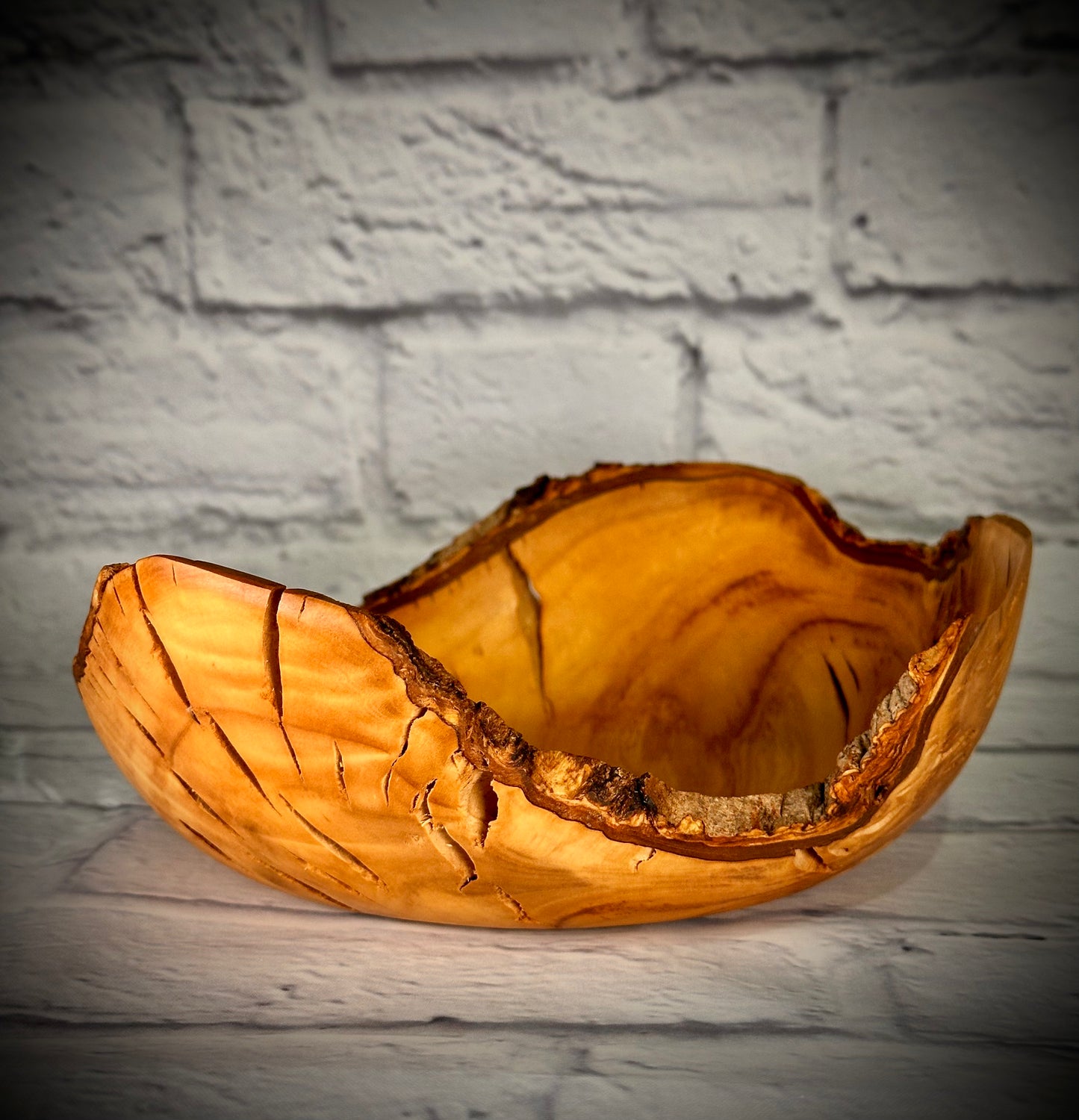West Australian Olive Natural Edge Centrepiece