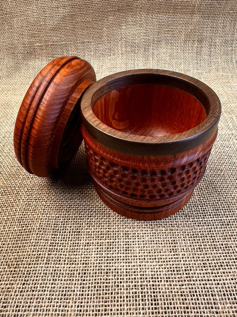 Textured Sheoak and Walnut Box