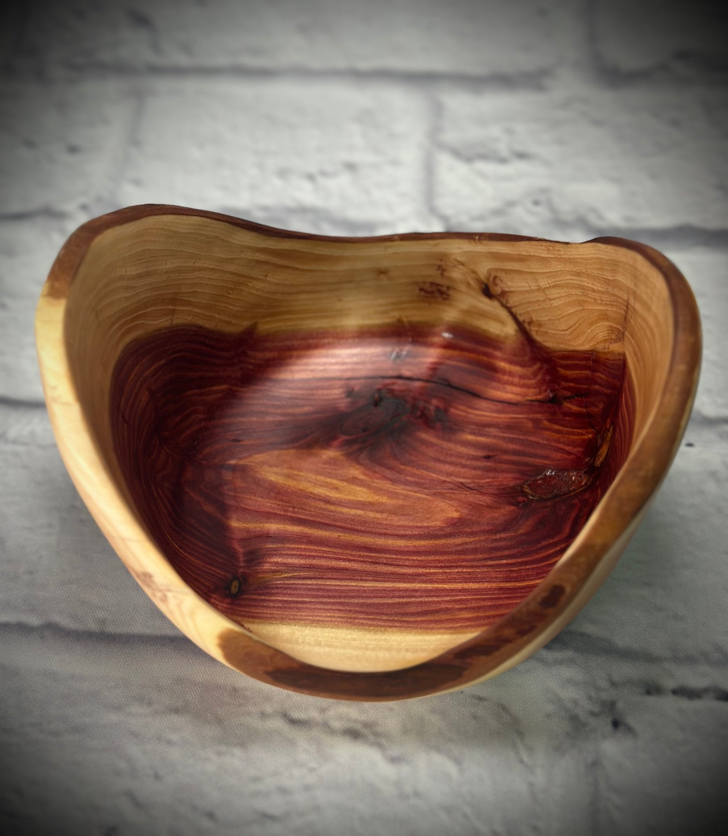 Dramatic Eastern Red Cedar Winged Bowl