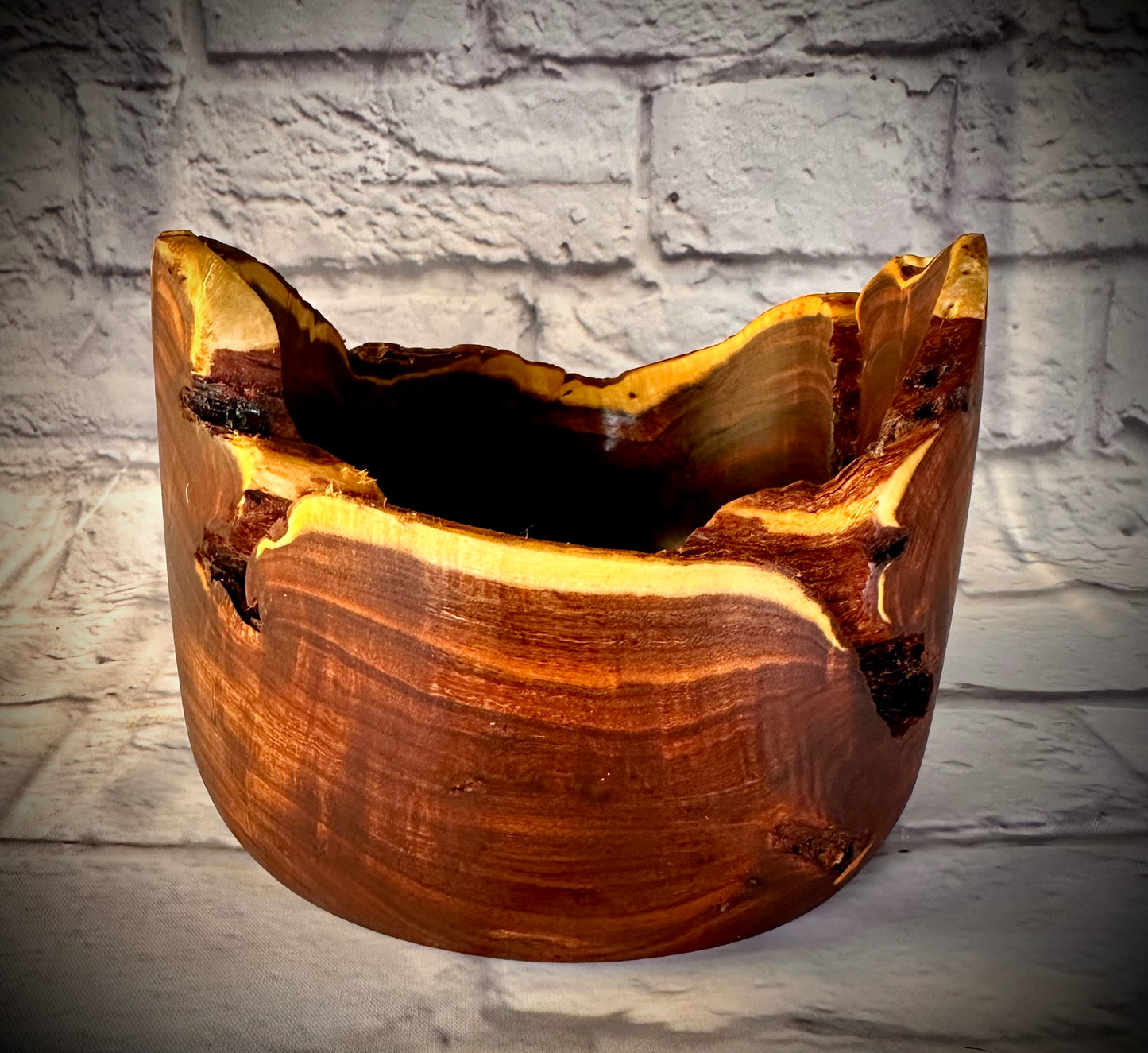 Unique Old Man Wadjil Large Natural Edge Bowl
