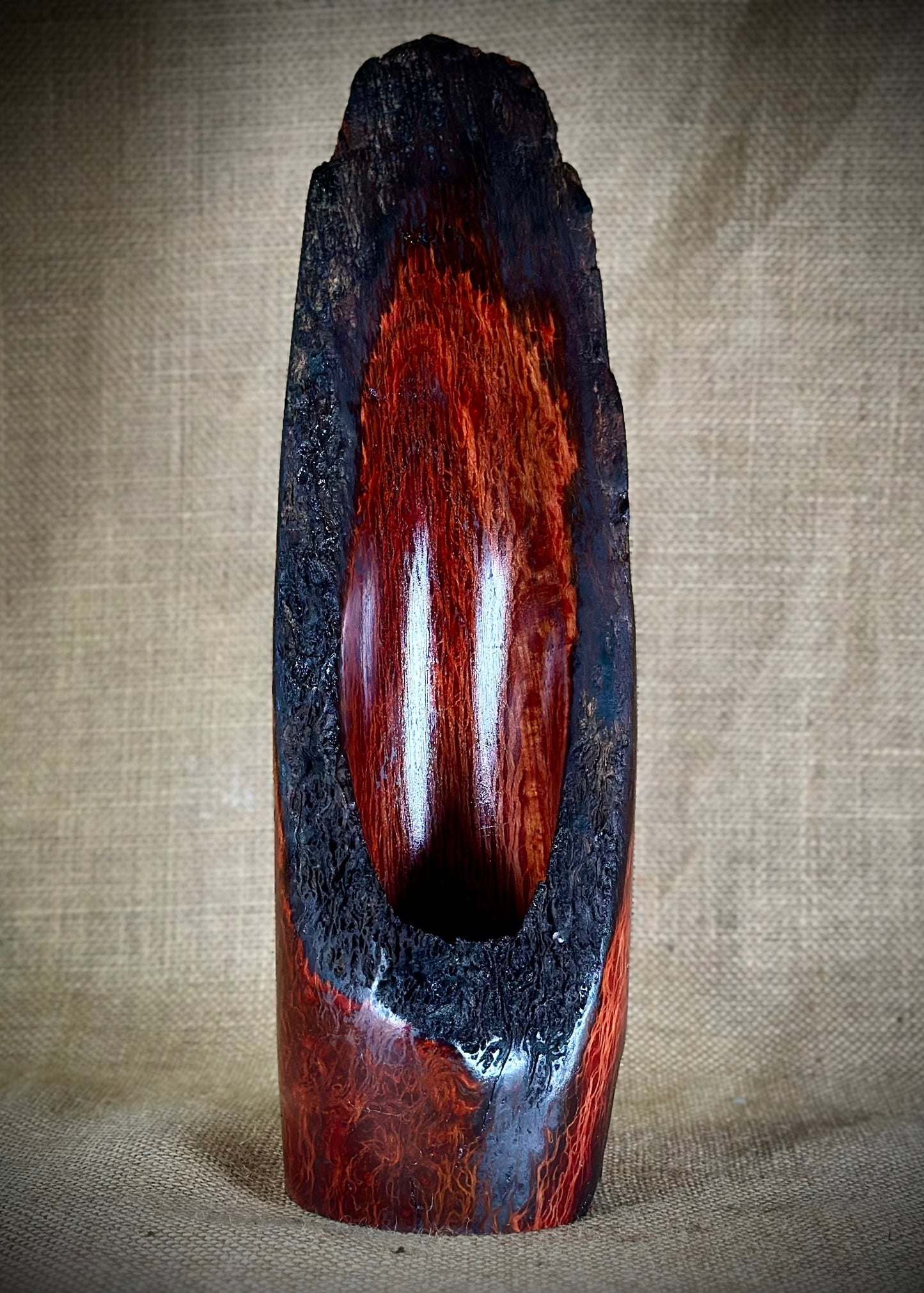 'The Flame' Lacey Sheoak Decorative Piece