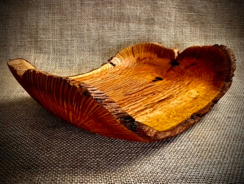 Natural Edge Aged Sheoak Bowl