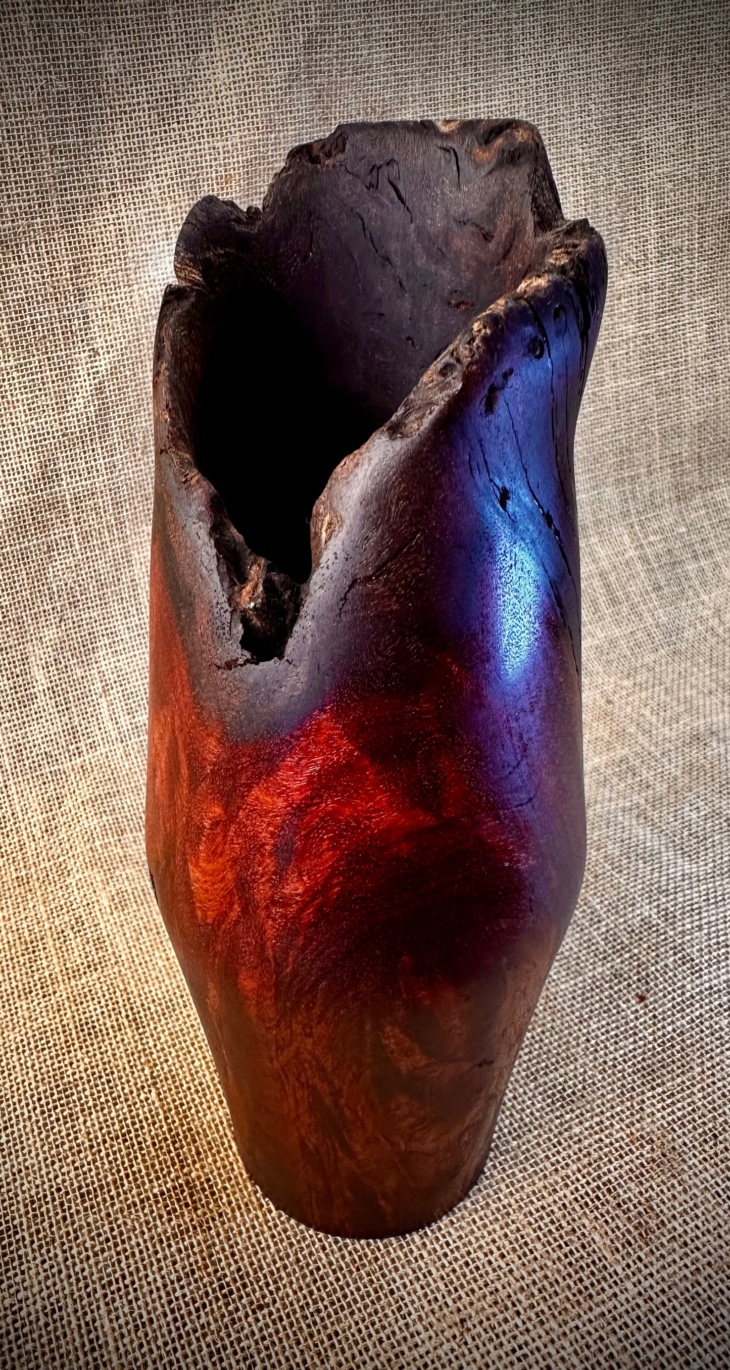 Jarrah Burl Decorative Vase