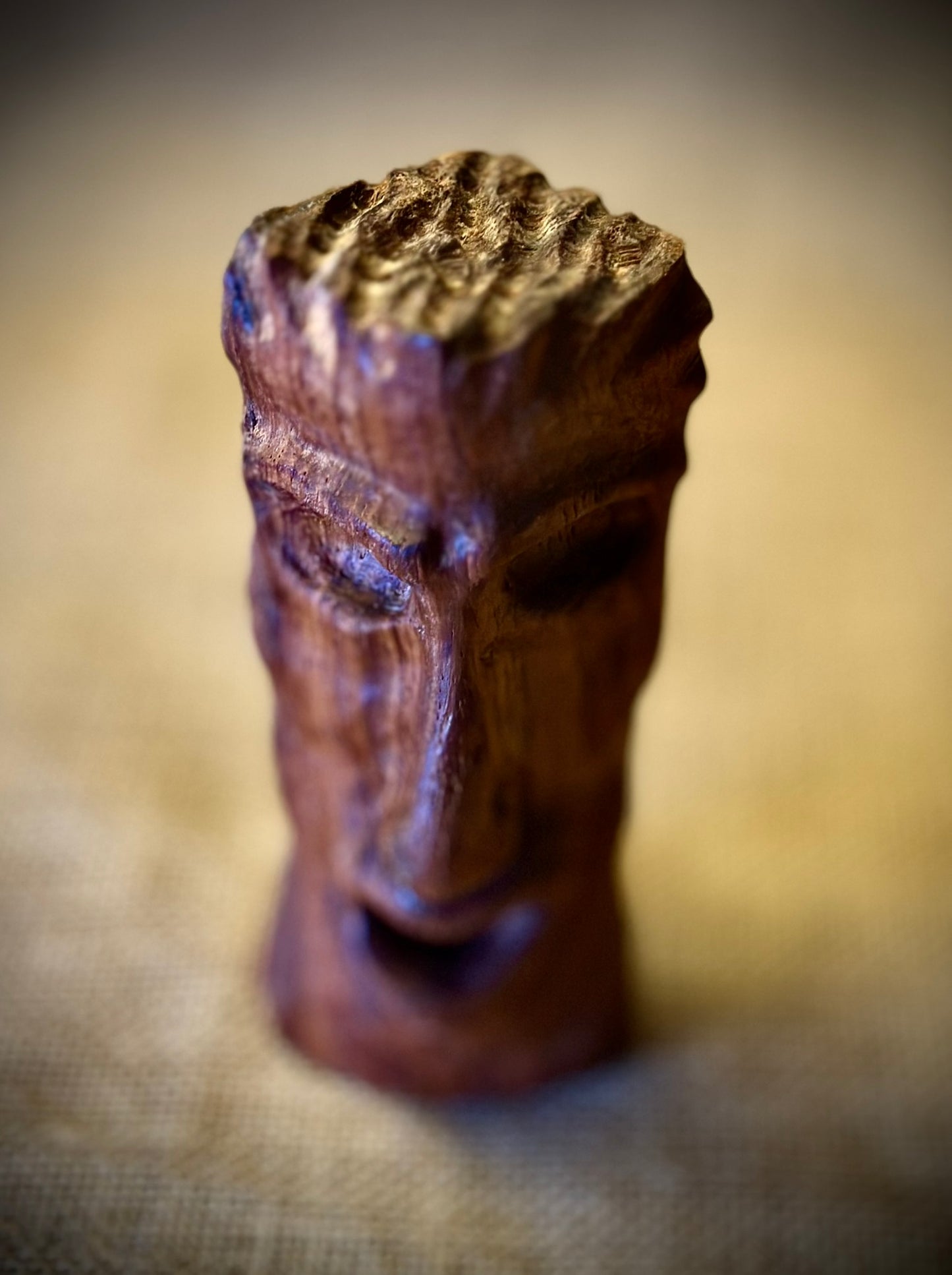 'Joyful George' Australian Red Cedar Bust