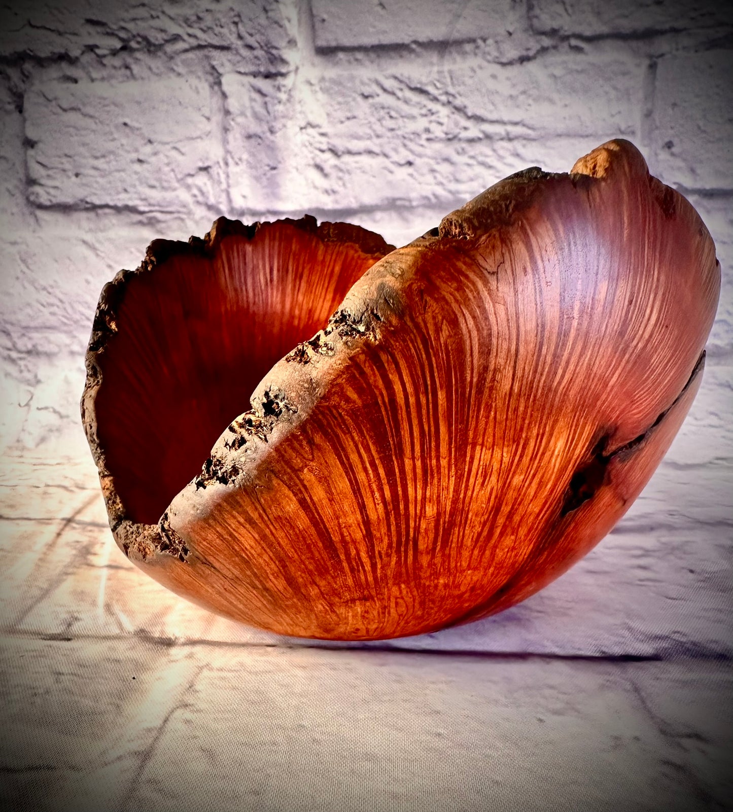 Lacey Denmark Sheoak Winged Raw Edge Bowl