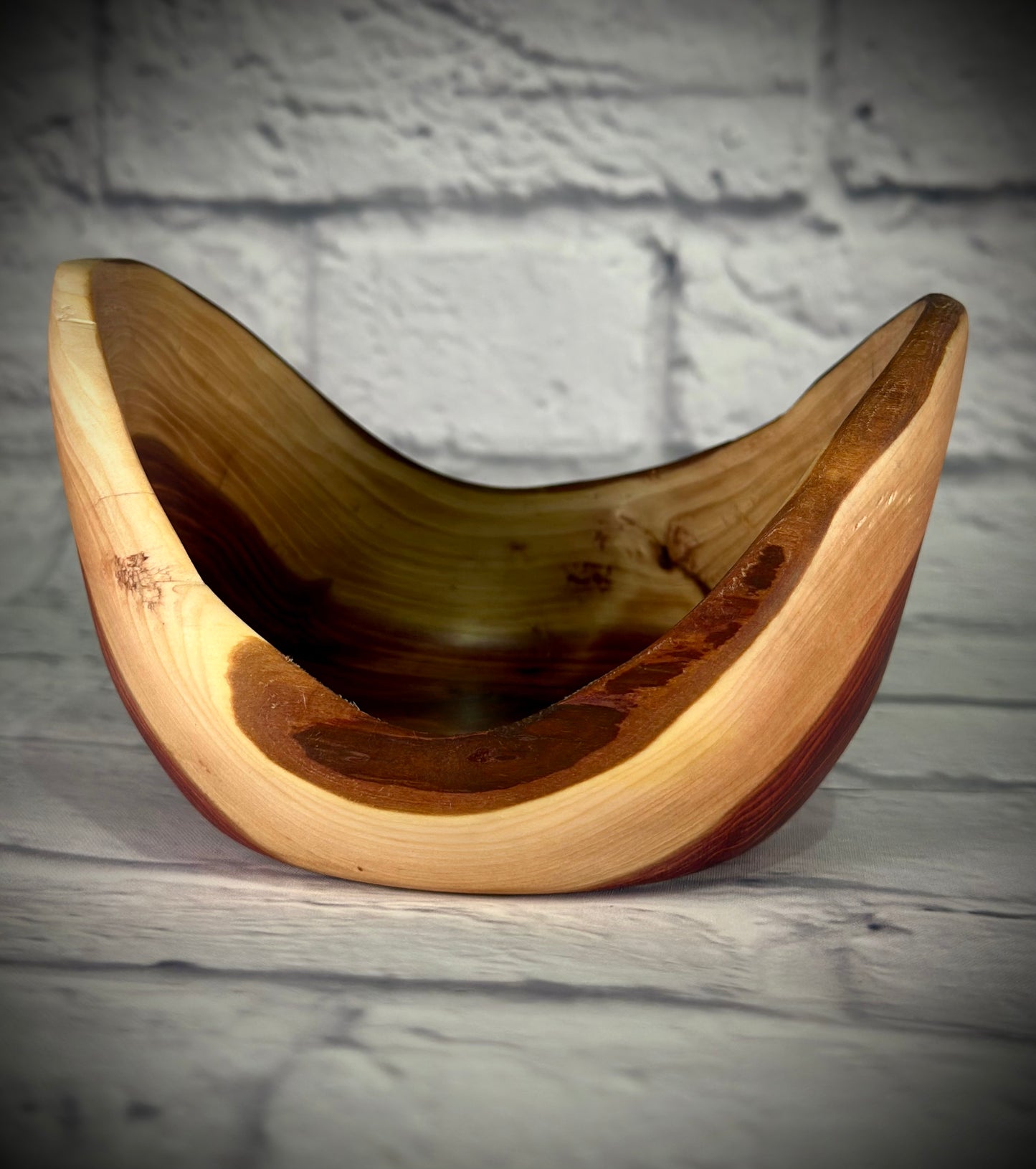 Dramatic Eastern Red Cedar Winged Bowl