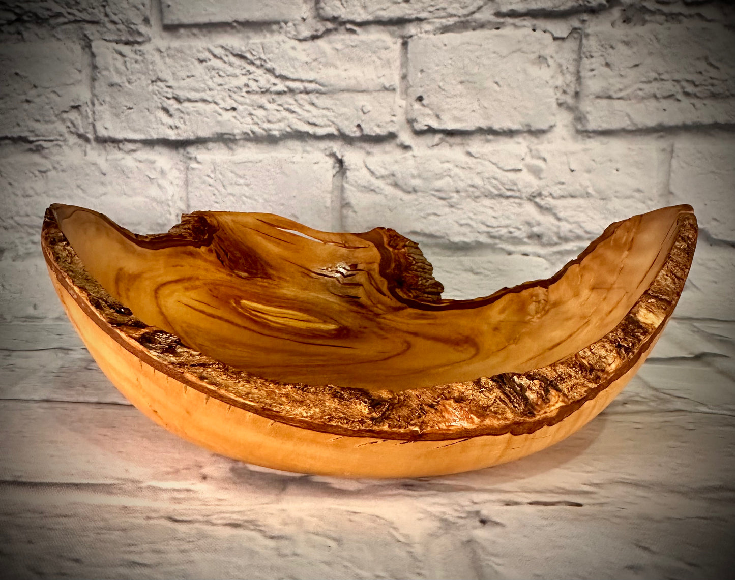 West Australian Olive Natural Edge Centrepiece