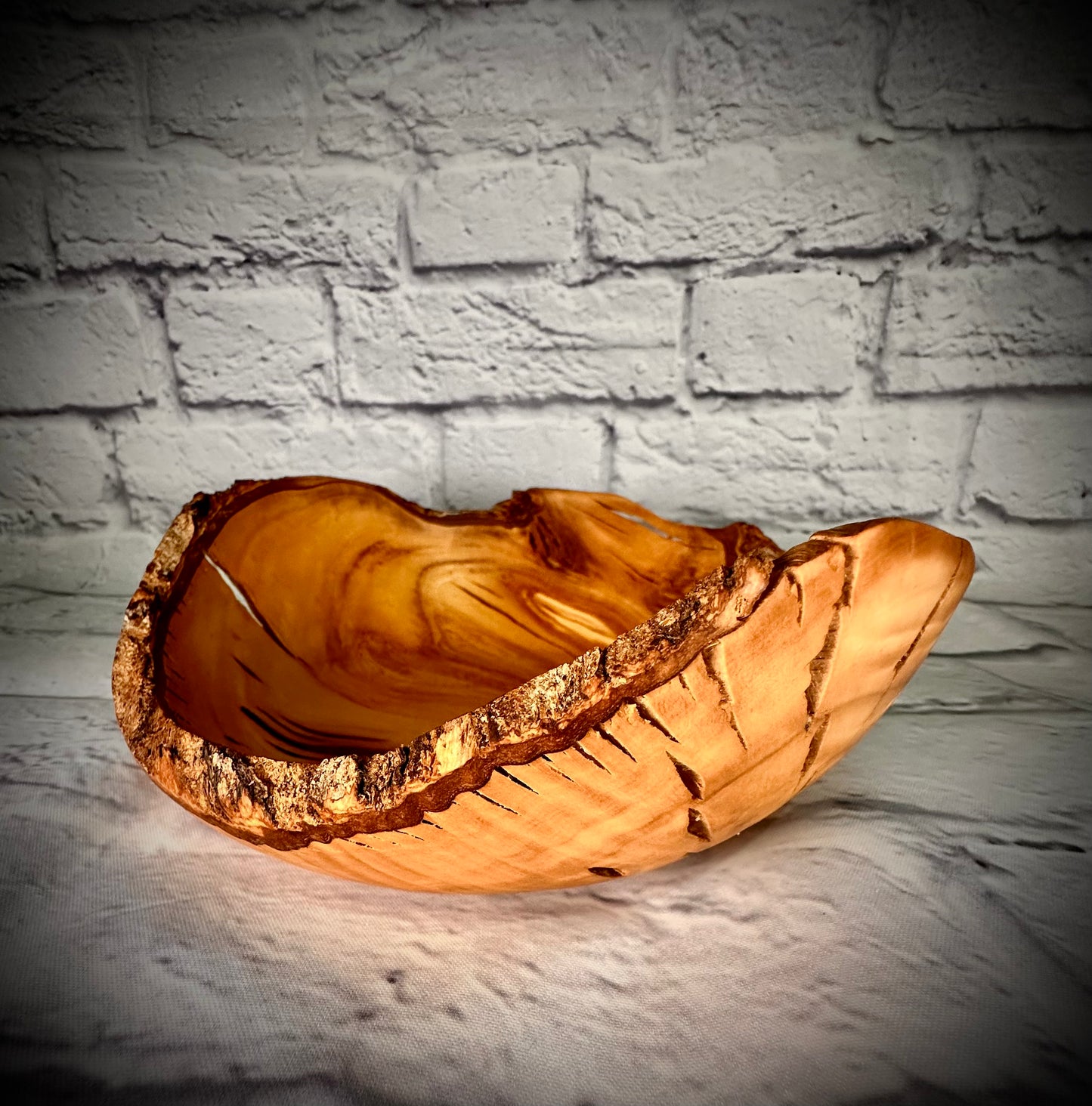 West Australian Olive Natural Edge Centrepiece