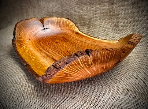 Natural Edge Aged Sheoak Bowl