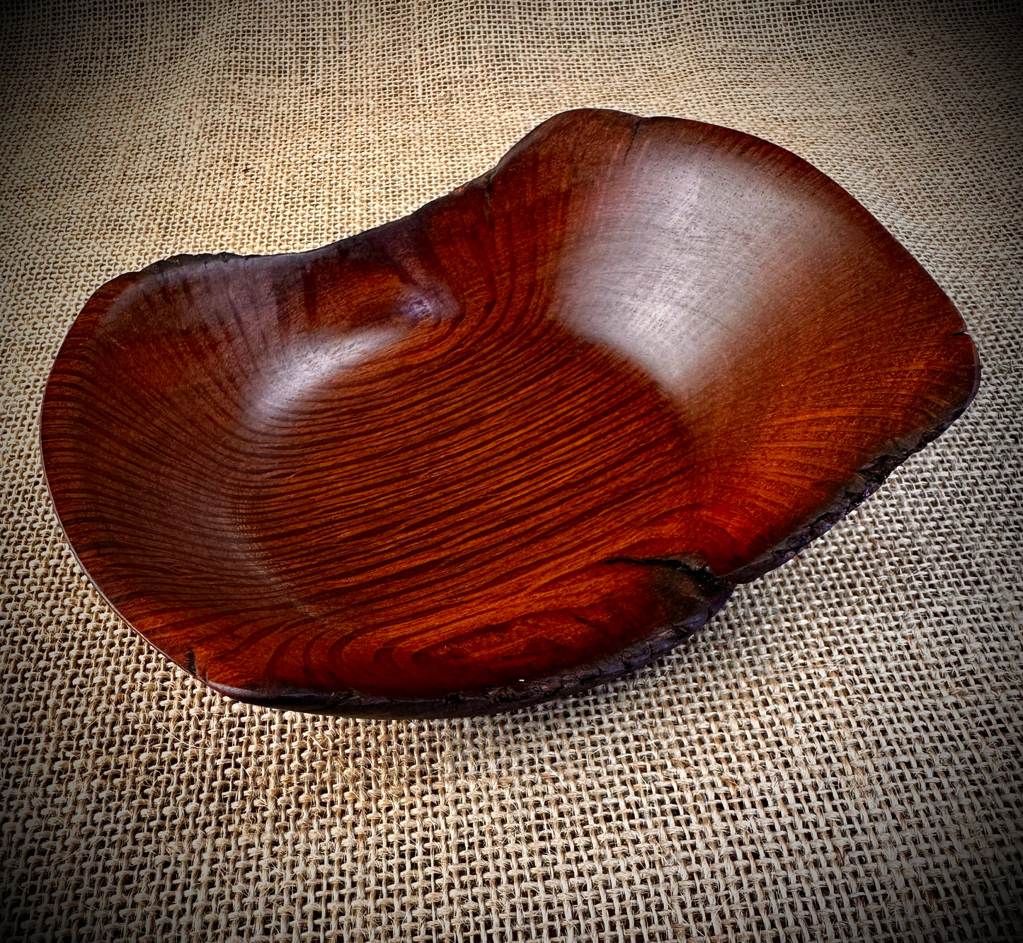 Denmark Sheoak Natural Edge Winged Bowl