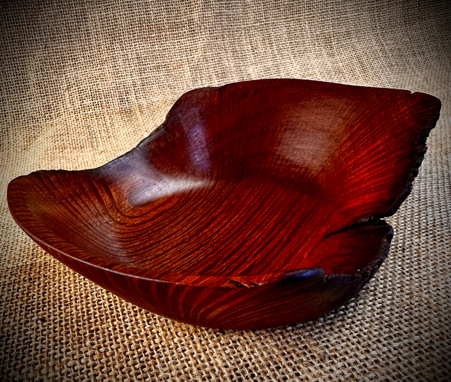 Denmark Sheoak Natural Edge Winged Bowl