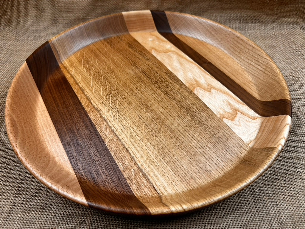 XL Luxury Segmented Platter with Raised Rim