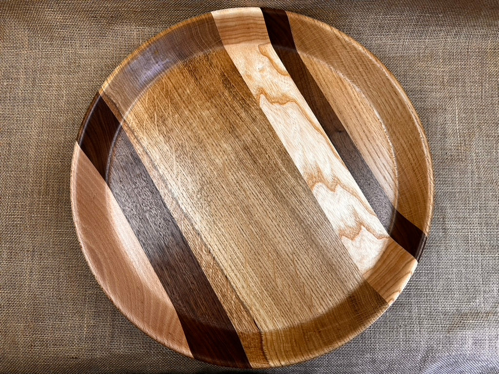 XL Luxury Segmented Platter with Raised Rim