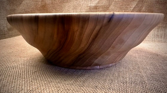 Ergonomically Designed Camphor Laurel Fruit/Salad Bowl