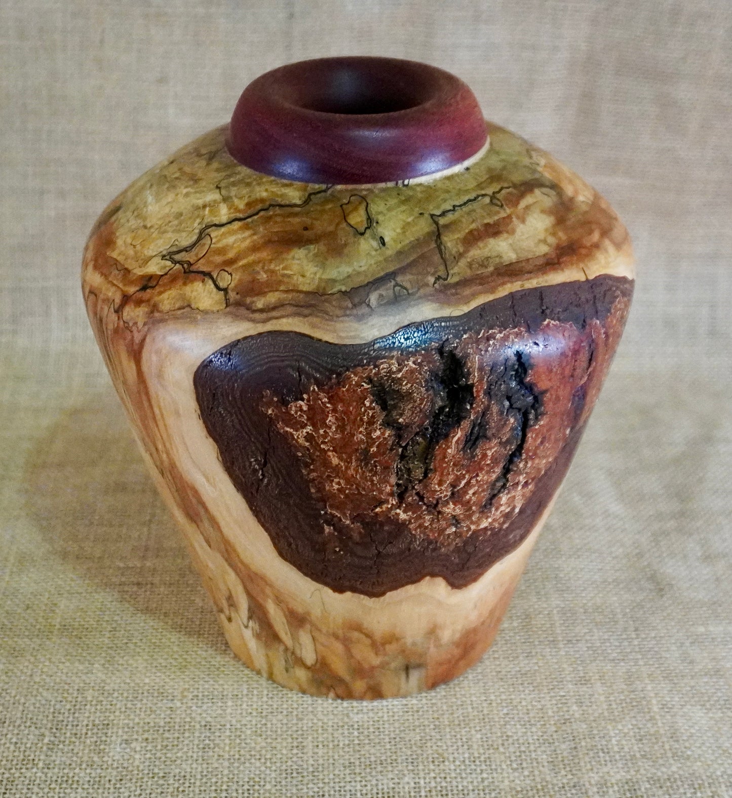 Spalted Sliver Birch Hollow Form