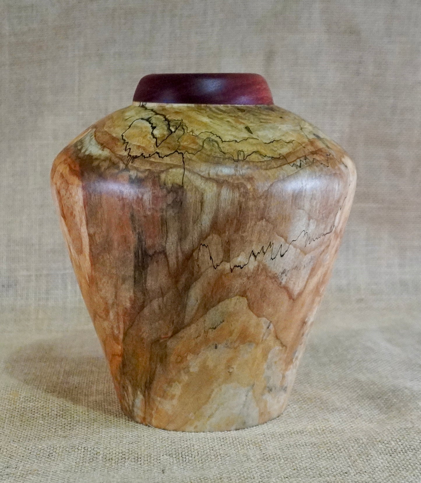 Spalted Sliver Birch Hollow Form