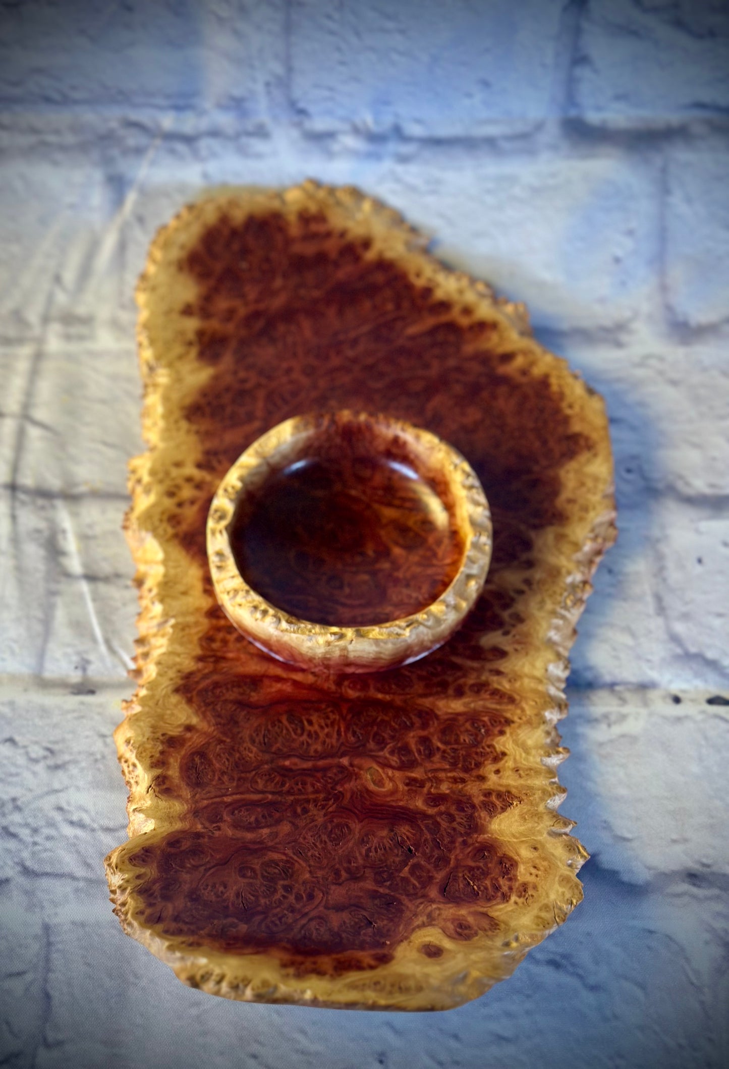 Red Mallee Burl Decorative Catchall Bowl