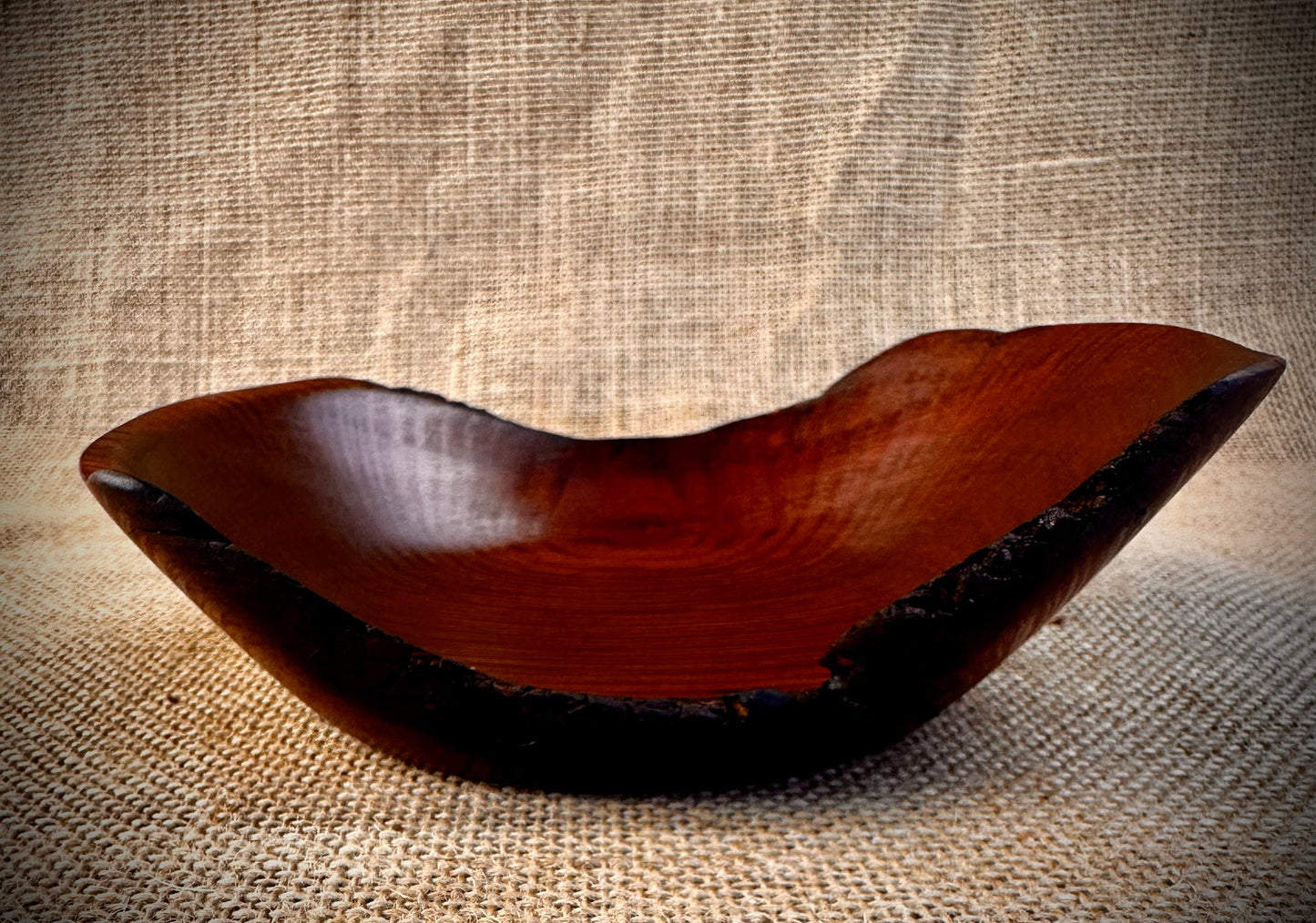 Denmark Sheoak Natural Edge Winged Bowl