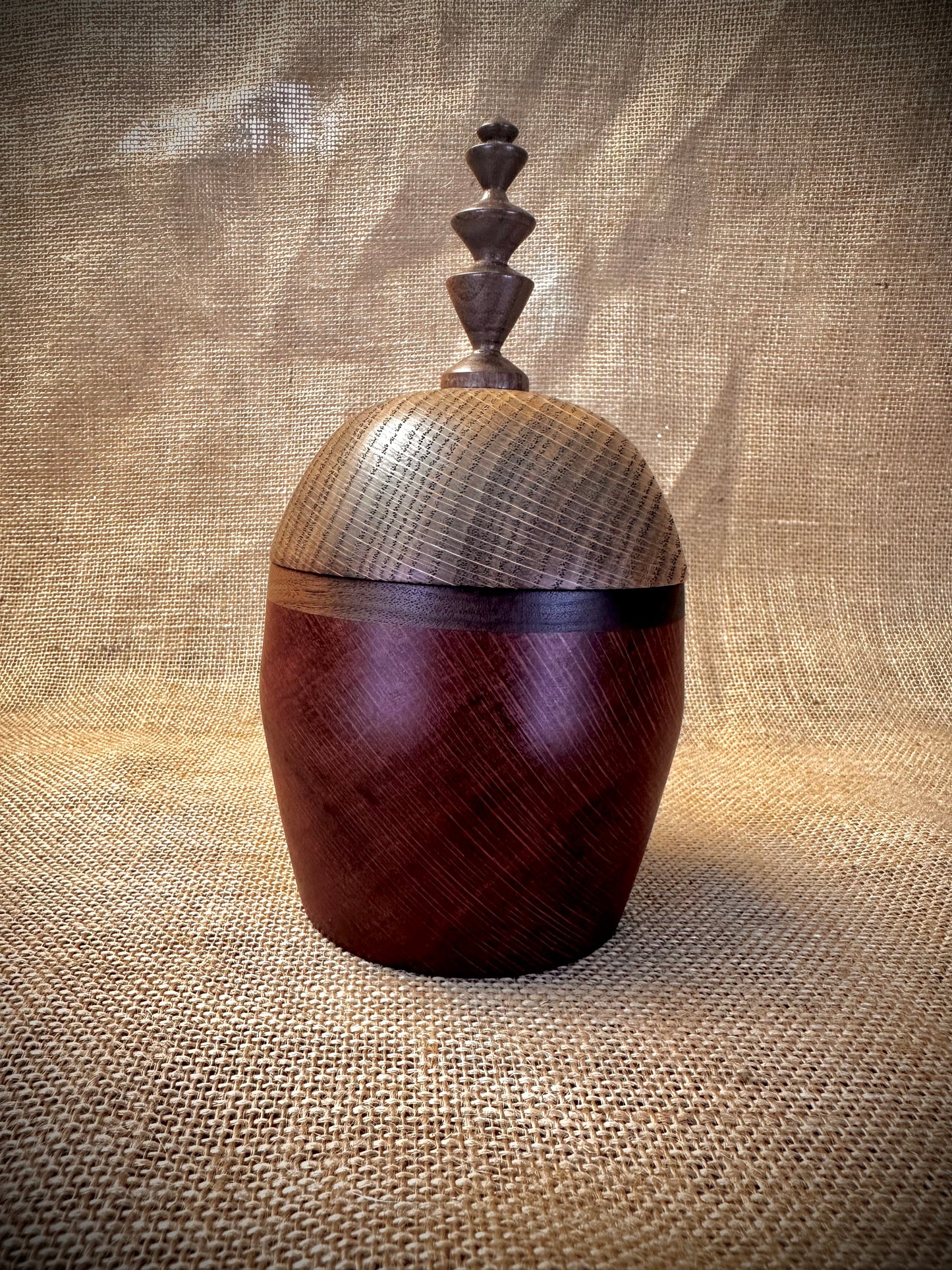 Elegant Sheoak and Walnut Decorative Box