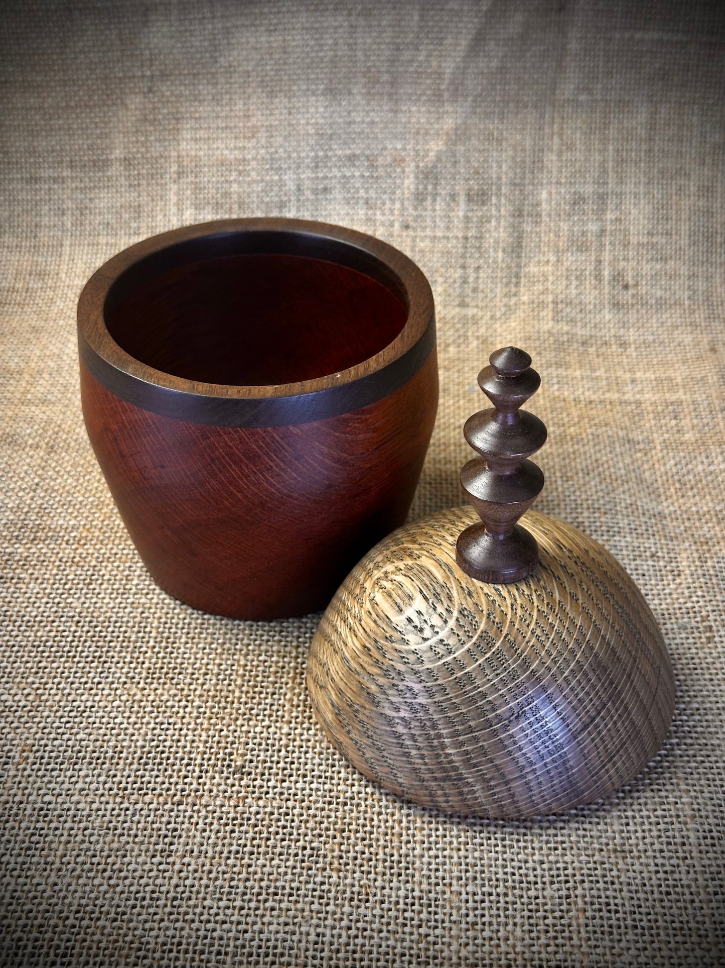 Elegant Sheoak and Walnut Decorative Box