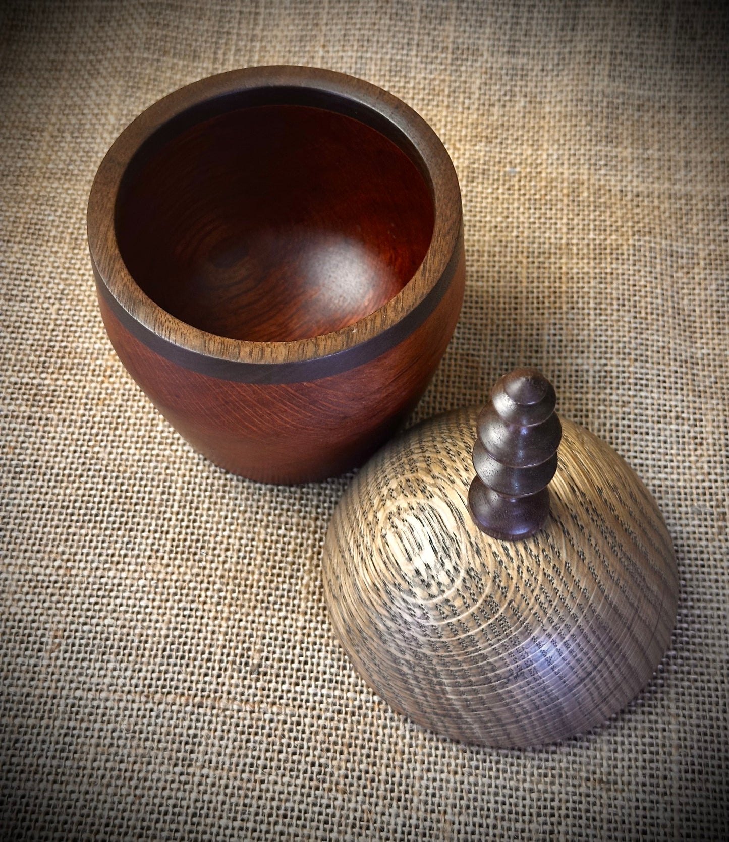 Elegant Sheoak and Walnut Decorative Box