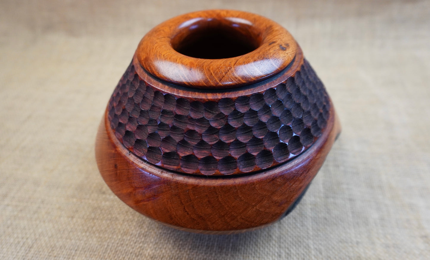 Sheoak Hollow Form with Texture